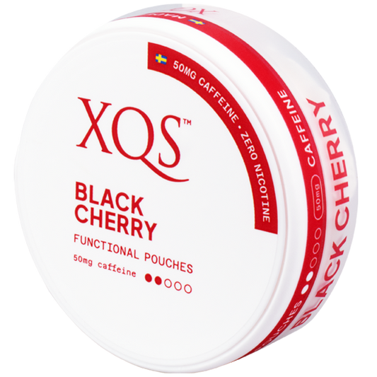 XQS Black Cherry Caffeine Pouches